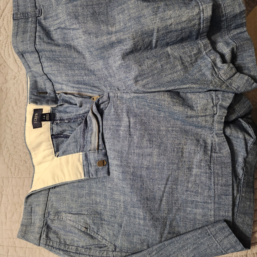 Light Blue Denim Shorts